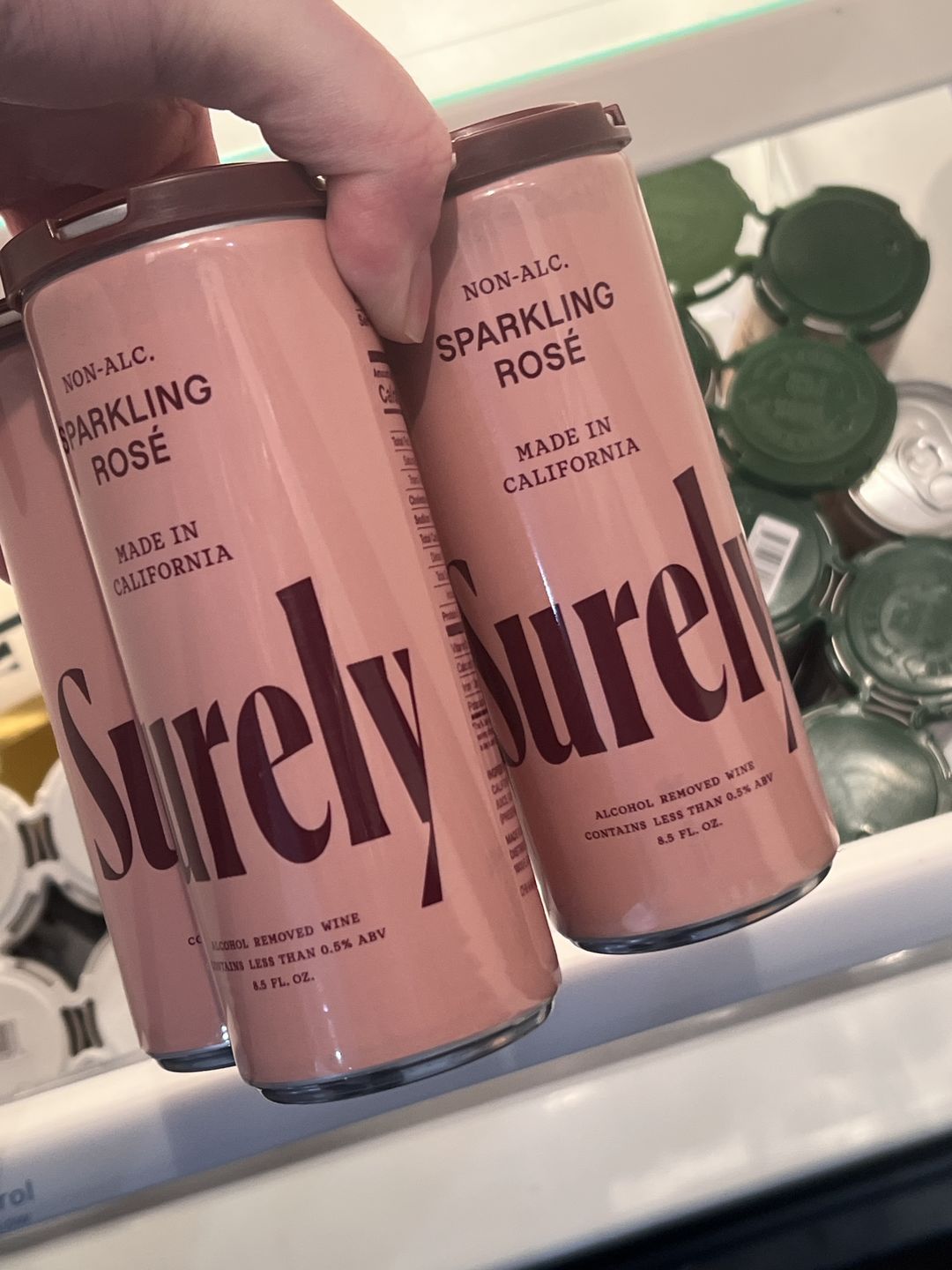 Customer photo review of Non-Alcoholic Sparkling Rosé