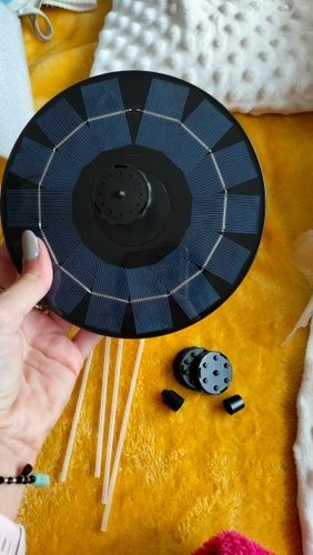Customer photo review of Ma petit fontaine solaire