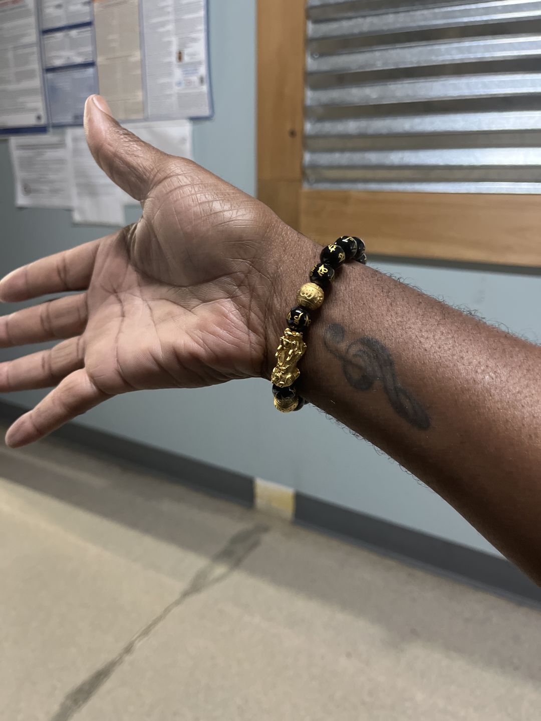 Customer photo review of Feng Shui Black Obsidian Wealth Bracelet
