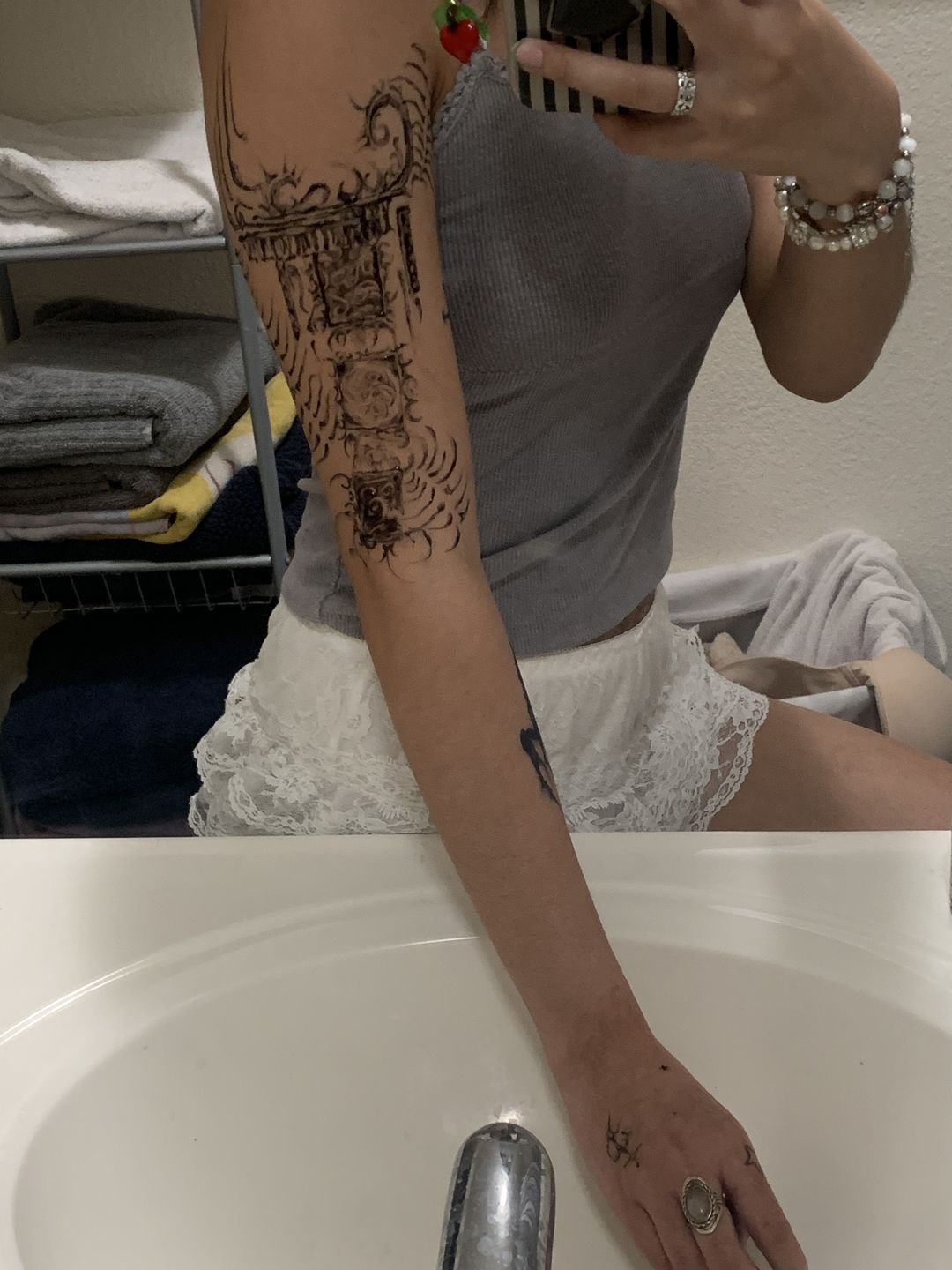 Customer photo review of 1 oz. Bottle of Fresh Jagua tattoo Gel