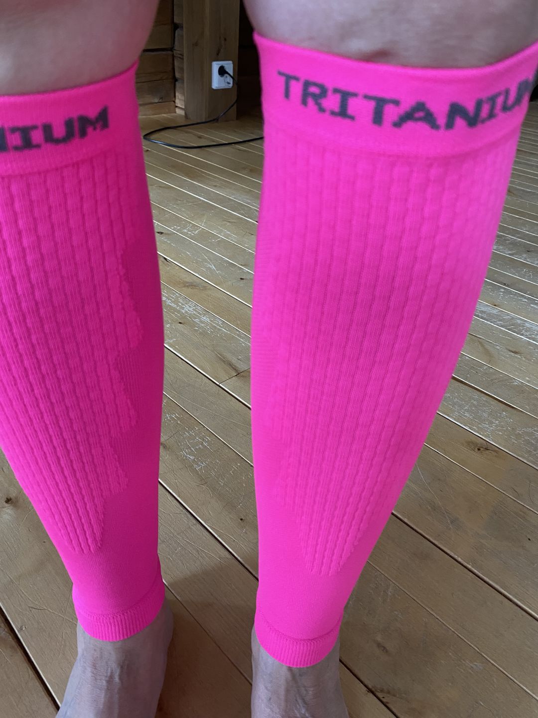 Customer photo review of eXtend High – Kompressiosäärystimet – Pinkki