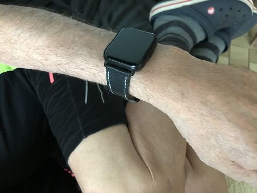 Customer photo review of Black leather loop