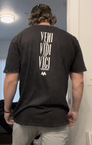 Customer photo review of Veni Vidi Vici -  VINTAGE TEE