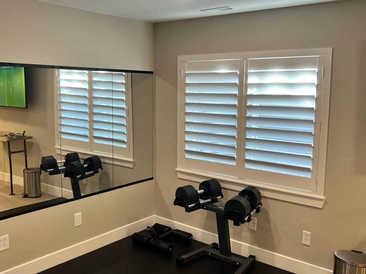 Customer photo review of Hybrid Wood Plantation Shutter