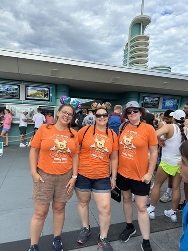 Customer photo review of Deluxe Bella Canvas I Will Never Recover Financially Theme Park T-shirt