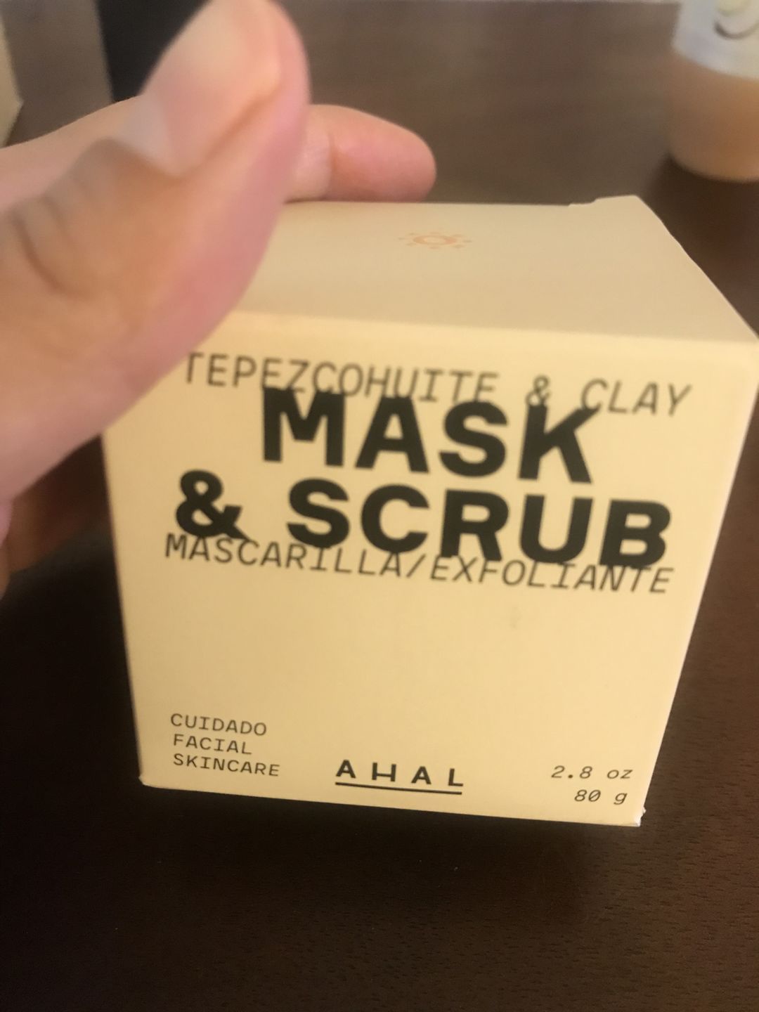 Customer photo review of Mask & Scrub / Mascarilla - Exfoliante de Tepezcohuite