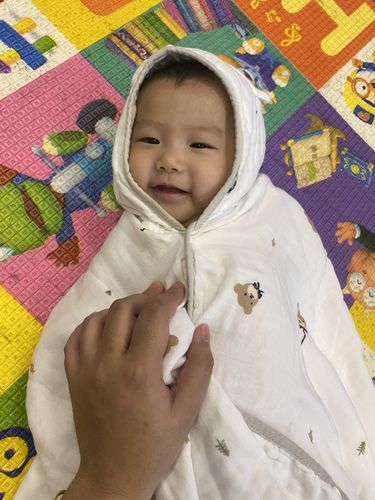 Customer photo review of Pure Cotton Bath Towel