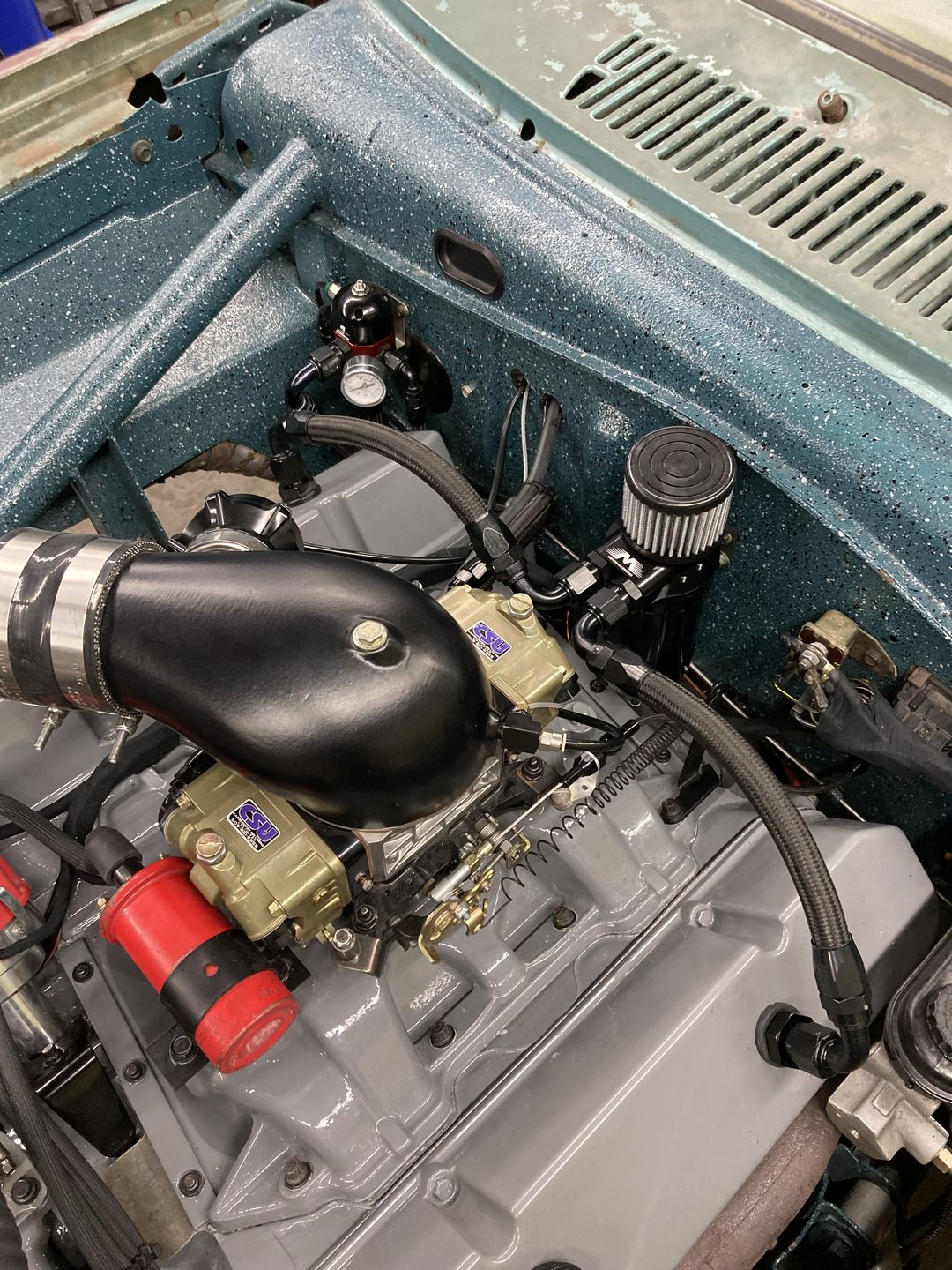 Customer photo review of SBC Catch Can Kit For 1.22" Push In Grommets 32-100SBC