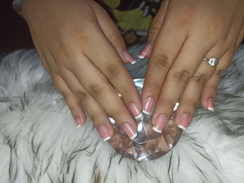 Customer photo review of Gel Rubber Rose Traslucido 15 ml Fantasy Nails