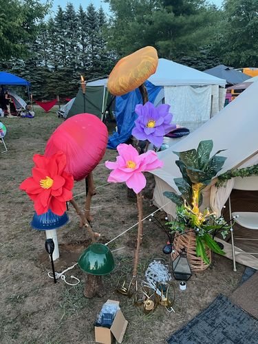 Customer photo review of Extra Size Lotus Flower Head Photo Mall Prop