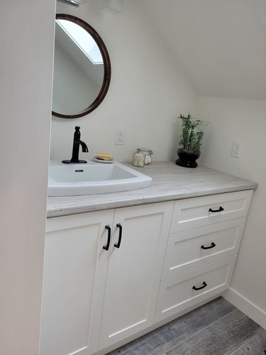 Customer photo review of 29" Wide Drawer Cabinet - Painted Doors