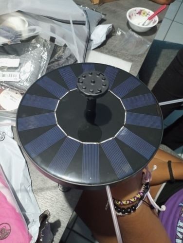 Customer photo review of Ma petit fontaine solaire