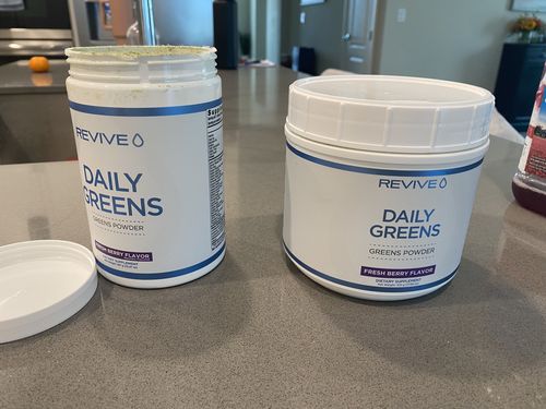Customer photo review of Daily Greens Powder