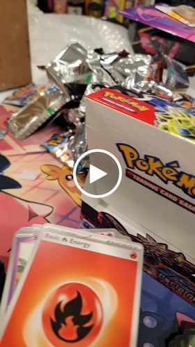 Customer video review of Pokémon TCG: Scarlet & Violet-Obsidian Flames Booster Display Box (36 Packs) (Presale)