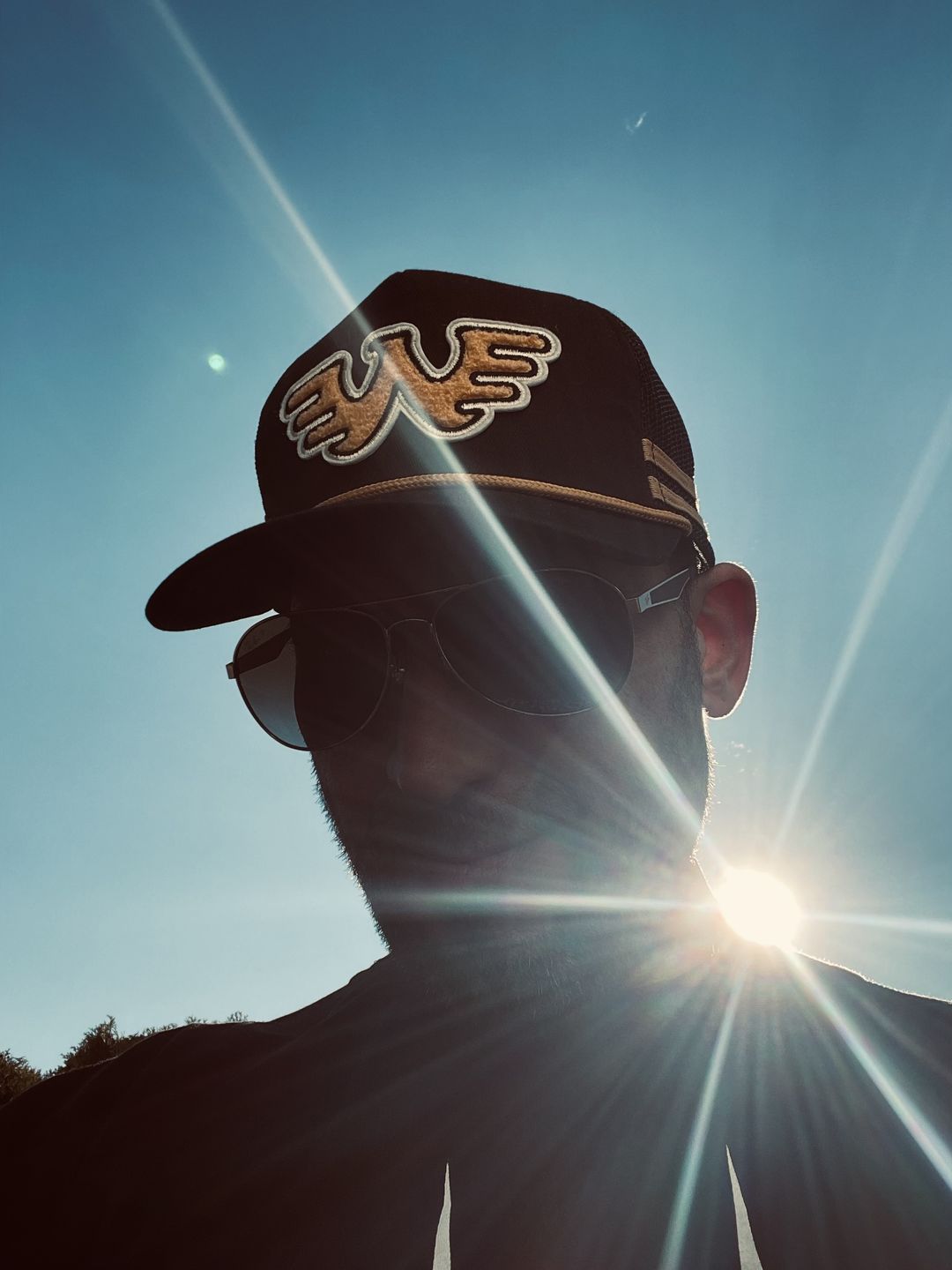 Customer photo review of Seager x Waylon Jennings Flying W Snapback Hat - Black