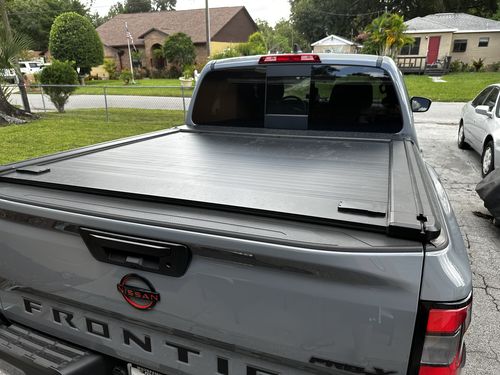 Customer photo review of 2005-2023 Nissan Frontier PRO Retractable Tonneau Cover