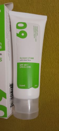Customer photo review of Screen UV60 with Aloe Vera