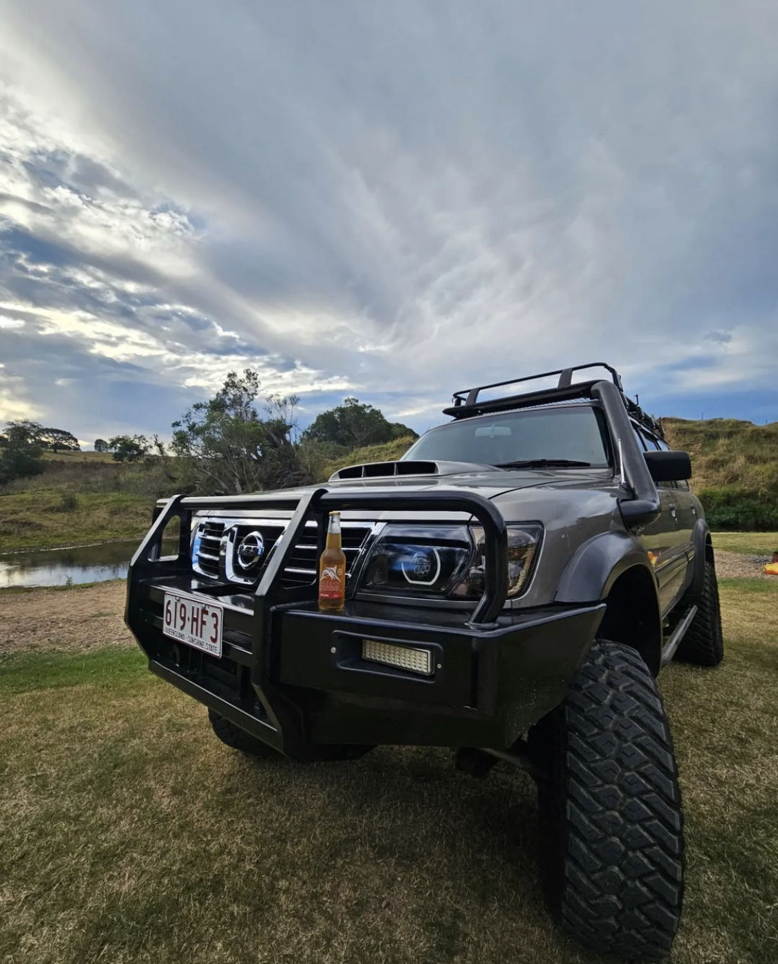 Customer photo review of Nissan Patrol Gu S1-3 Projector/Custom Headlights