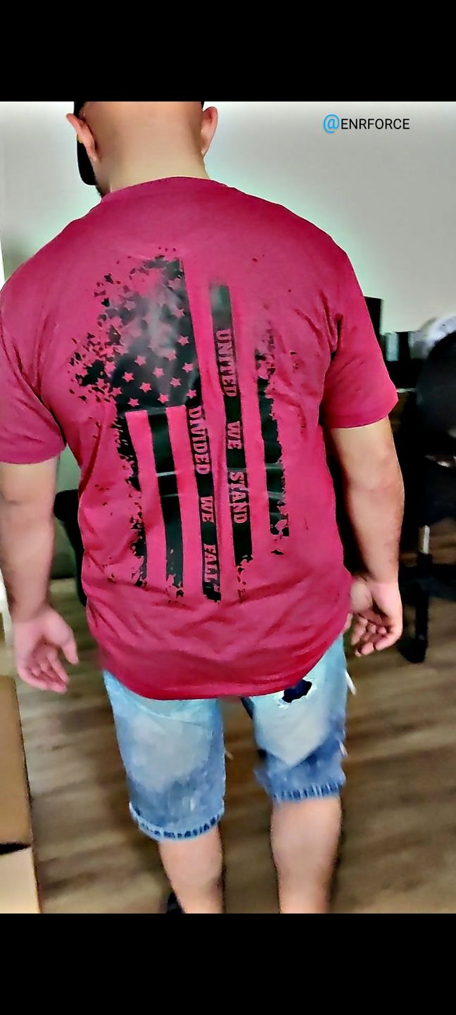 Customer photo review of United We Stand Tee