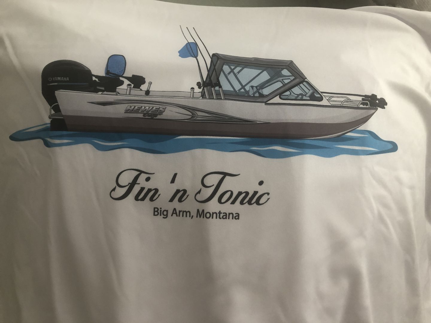 Customer photo review of Women's Dri-Fit Custom Boat Shirts - Long Sleeve