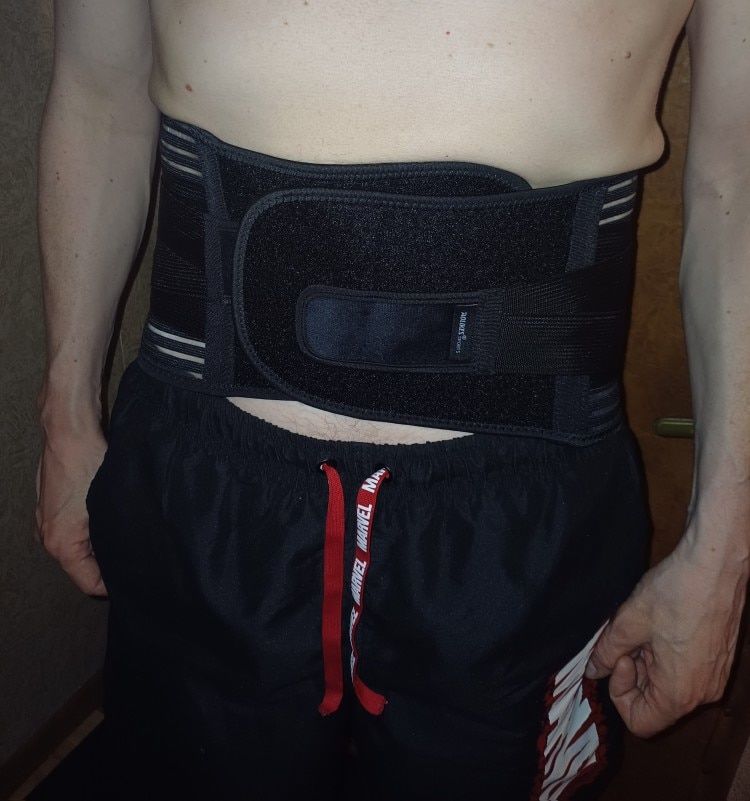 Customer photo review of Corset Orthopédique Lombaire PINKMOON