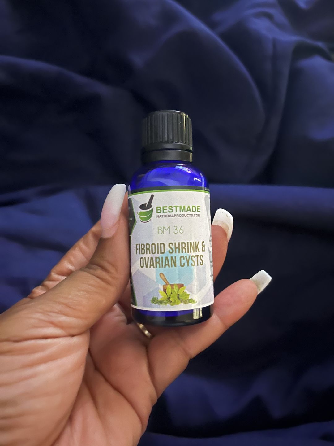 Customer photo review of Fibroid Shrink & Ovarian Cysts, BM36 - Helps Shrink Fibroids and Ovarian Cysts, Balance Estrogen Levels and Prevent Regrowth, Support for Menstrual Pain and Painful Intercourse, 350 Pellets
