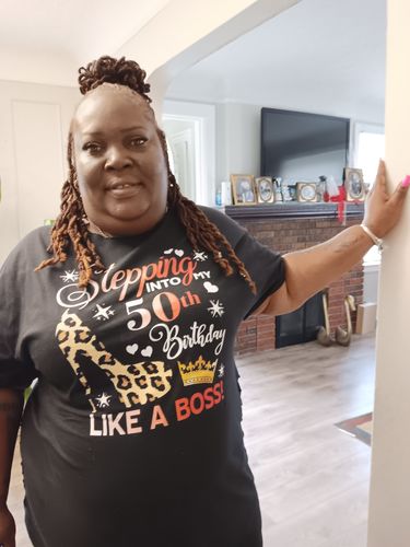 Customer photo review of Stepping Into 50th Birthday