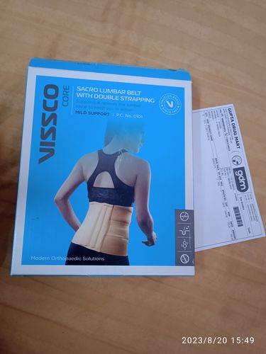 Customer photo review of Sacro Lumbar Belt (Mild Support) | Provides Support to Lower Back | Corrects Posture & Relieves Back Pain (Beige)