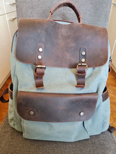 Customer photo review of Rucksack "Kurier" Blau