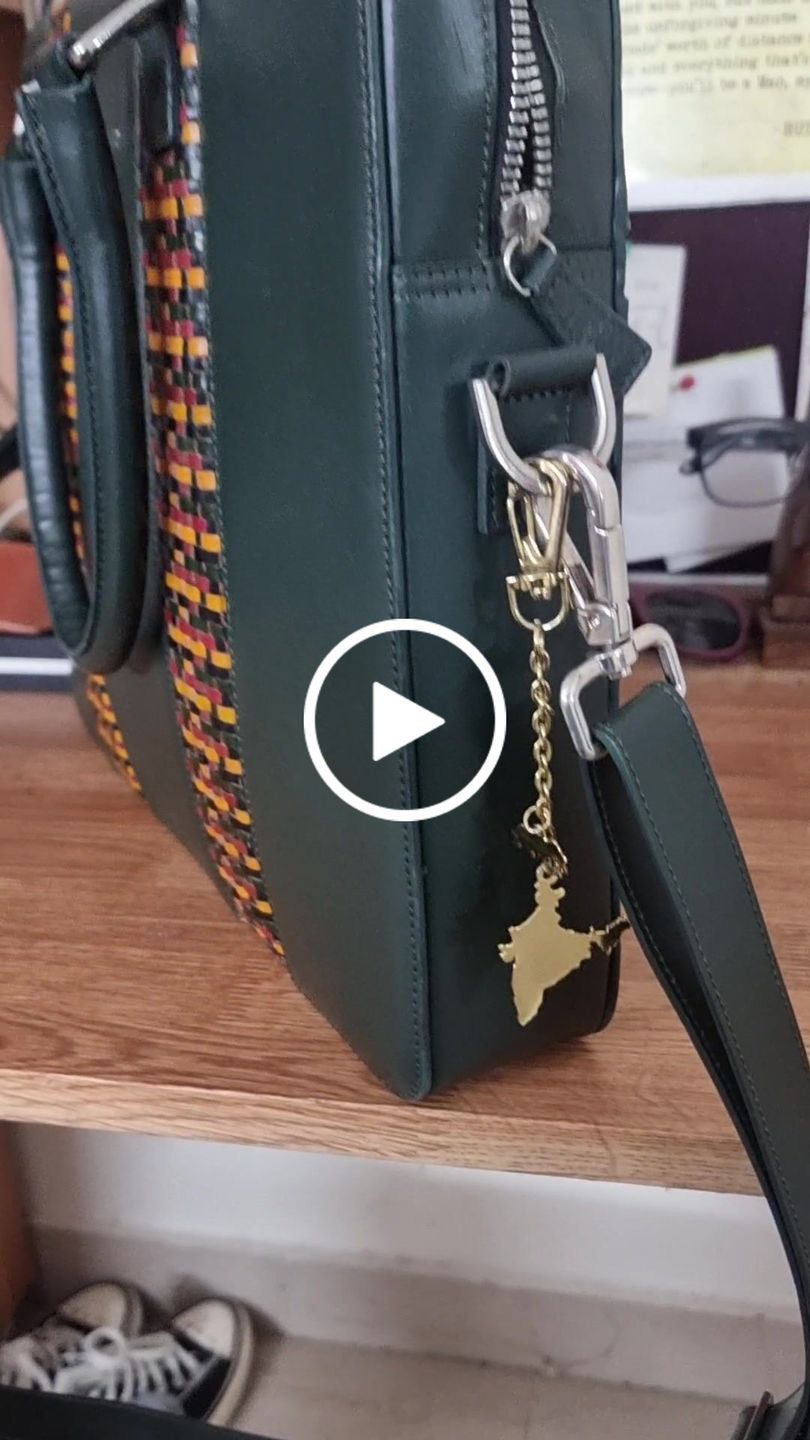 Customer video review of Bag Charm India Map