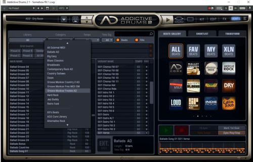 Customer photo review of Addictive Drums Freebie Pak