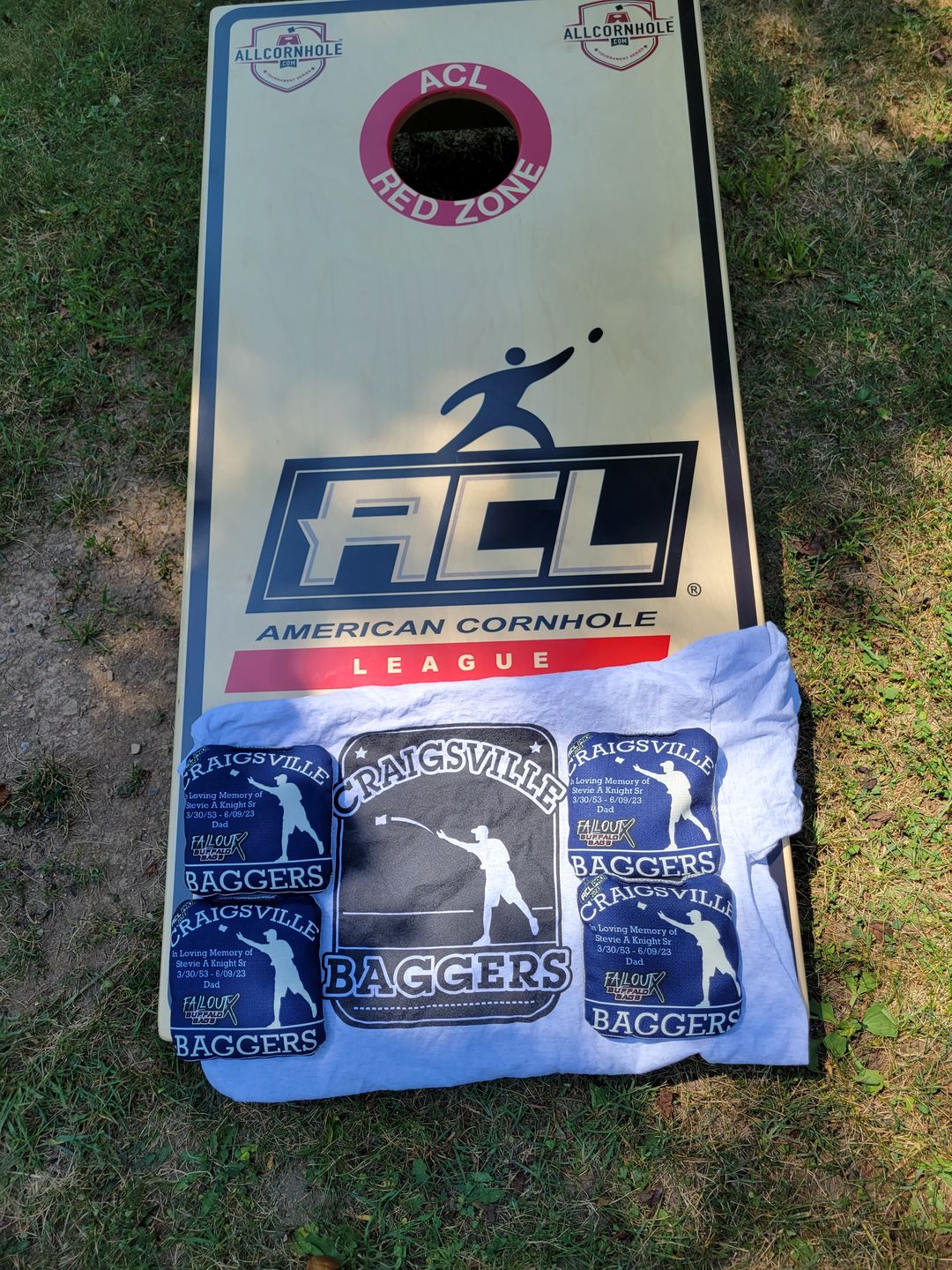 Customer photo review of CUSTOMIZABLE ACL PRO SERIES STAMPED BAGS