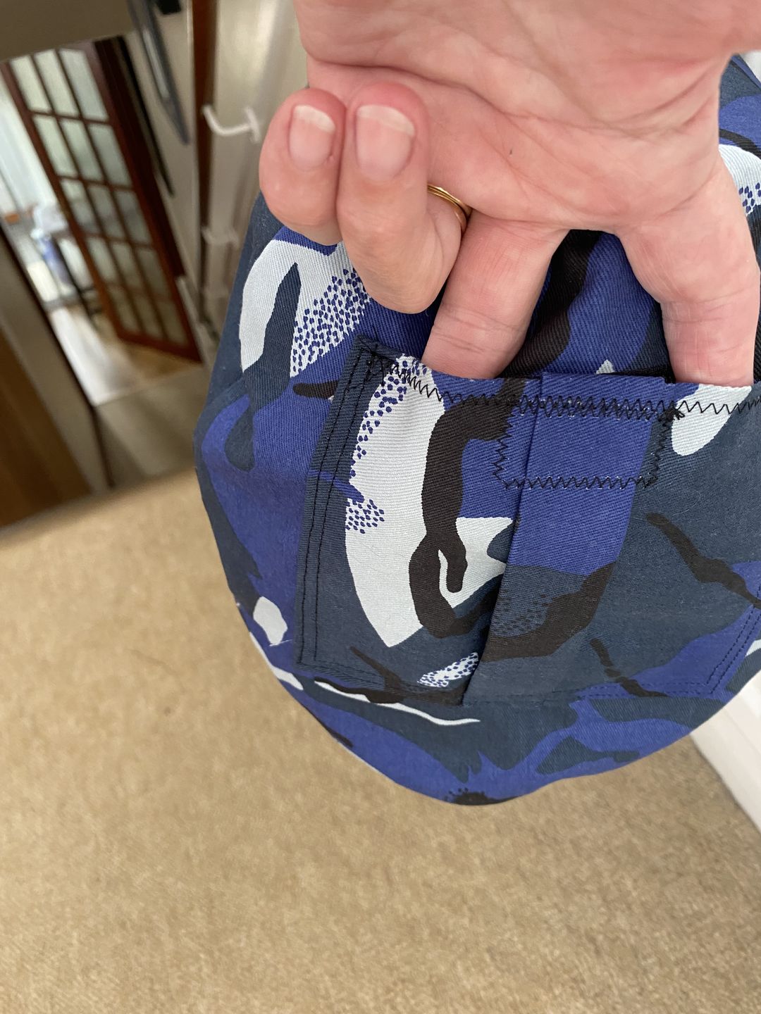 Customer photo review of Camouflage 100% Cotton Drill Fabric