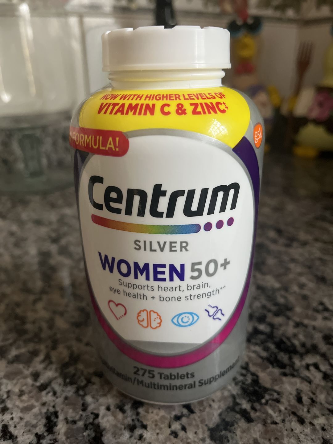 Customer photo review of Centrum Silver - Multivitamina para Mulheres acima de 50 anos (275 Caps)