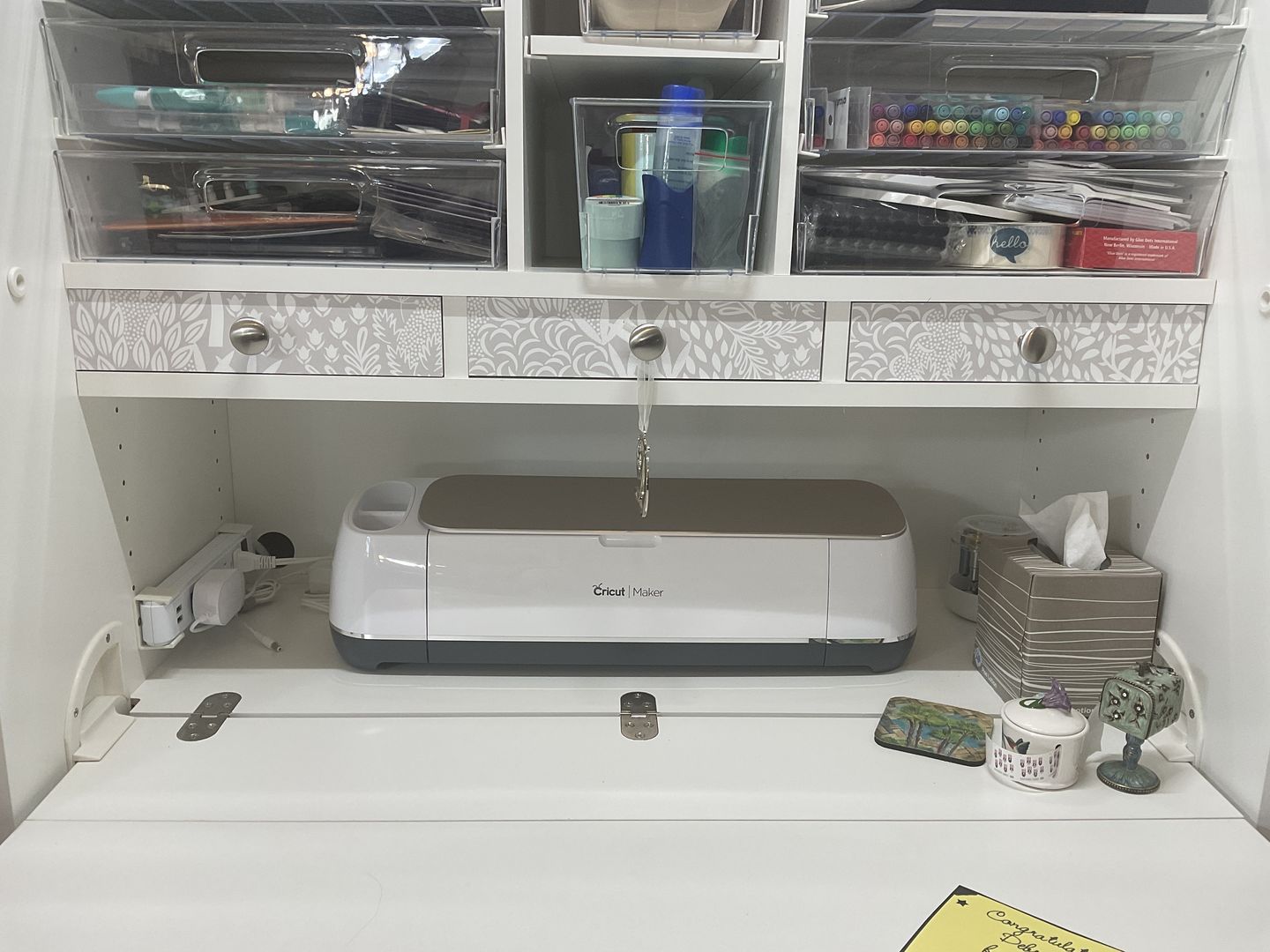 Customer photo review of 3 Built-in Drawers
