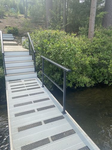Customer photo review of Horizontal Flat Rail Kit 6ft