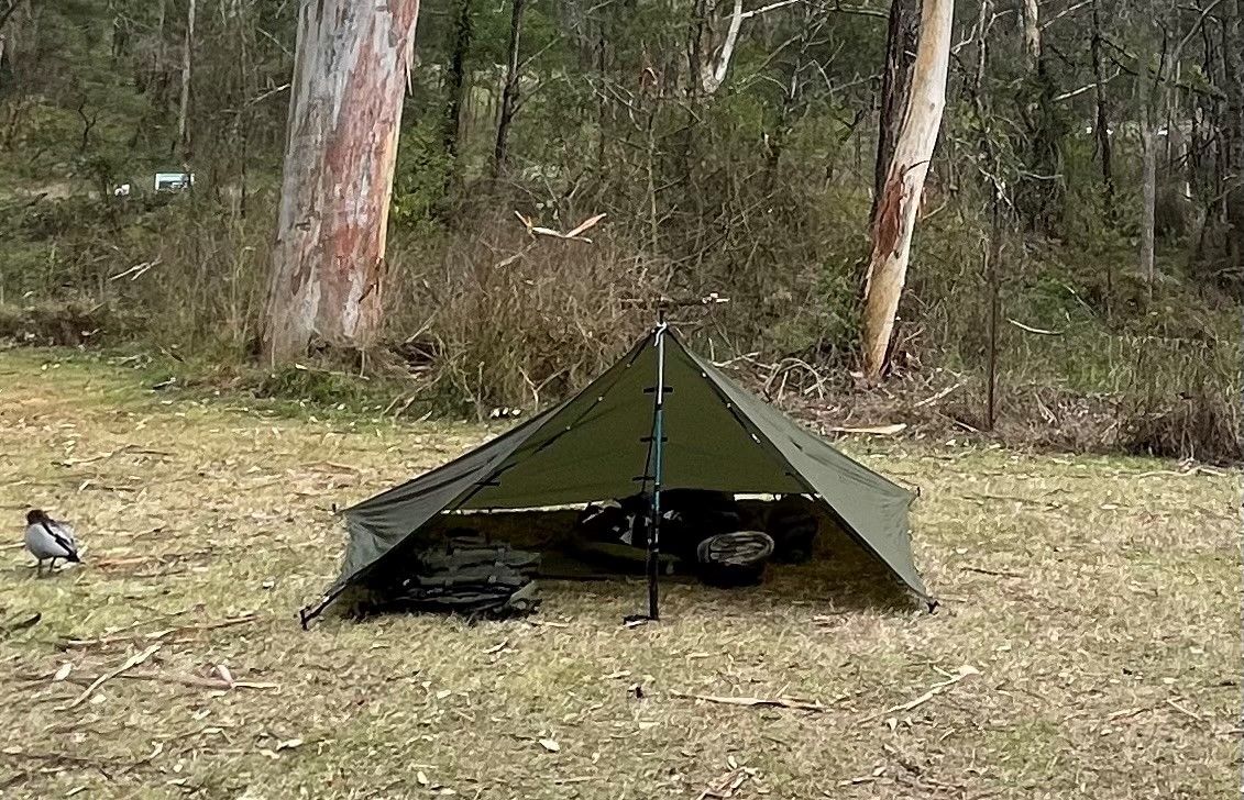 Customer photo review of 3m x 3m Lightweight Tarp