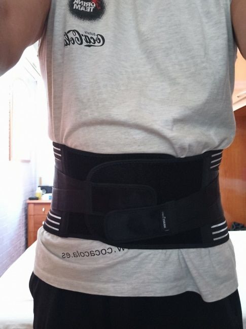Customer photo review of Corset Orthopédique Lombaire PINKMOON