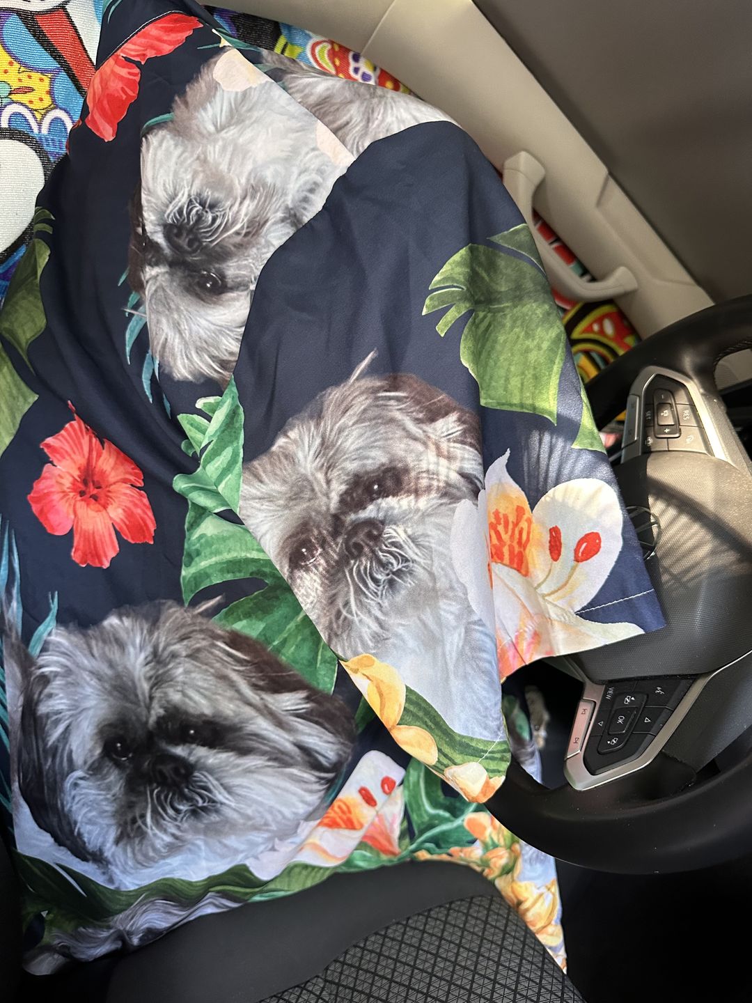 Customer photo review of Votre Photo - Chemise hawaïenne personnalisée