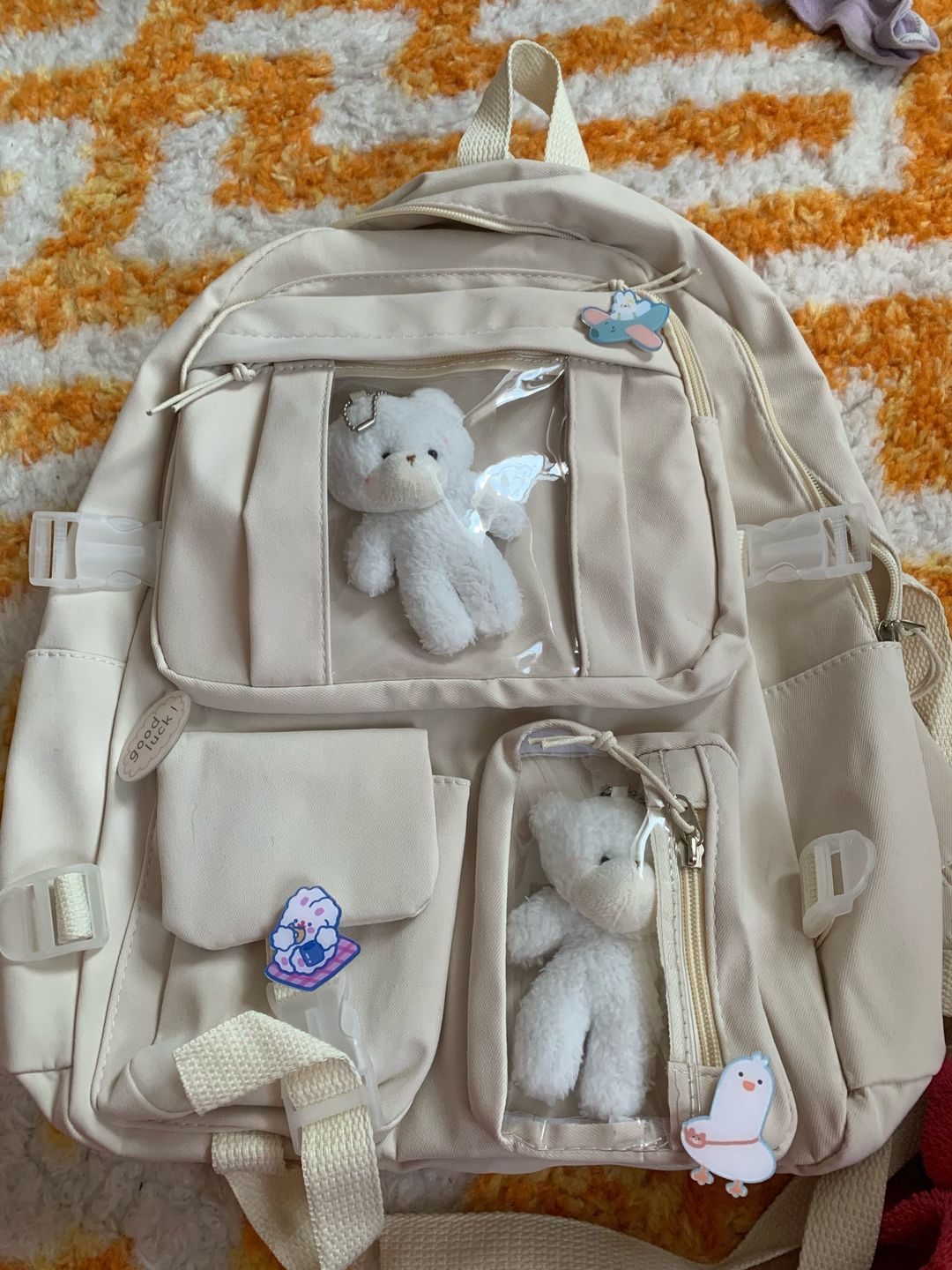 Customer photo review of Bear Plush Backpack