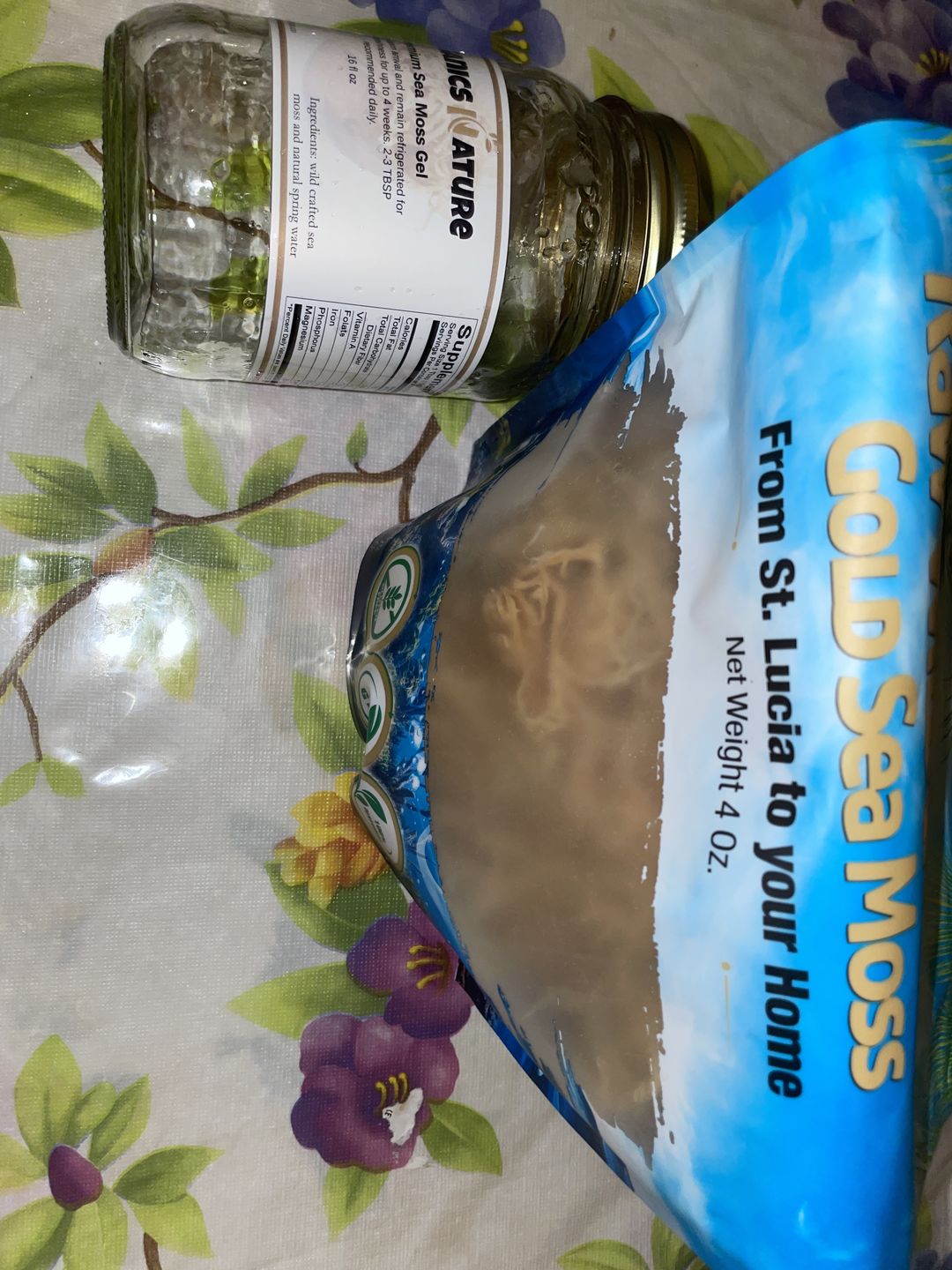 Customer photo review of Raw Wildcrafted Sea Moss 4oz - Sun Dried Sea Moss