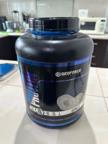Customer photo review of WHEY PROTEIN 100% GEOFORCE 2.27 kg