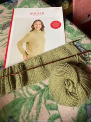 Customer photo review of Ladies Mystery Knitting Box