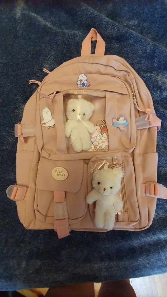 Customer photo review of Bear Plush Backpack