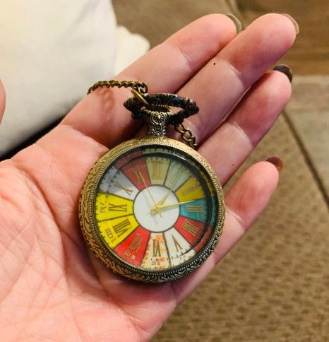 Customer photo review of Roaring Twenties Steampunk pocket watch