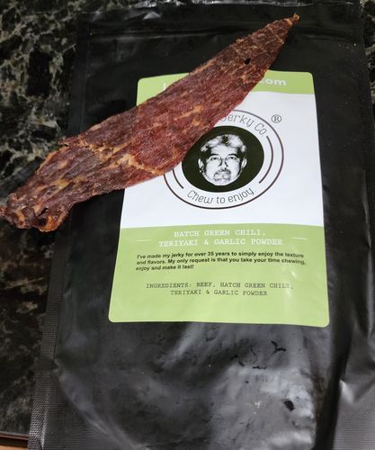 Customer photo review of SALT & PEPPER Beef Jerky 5oz