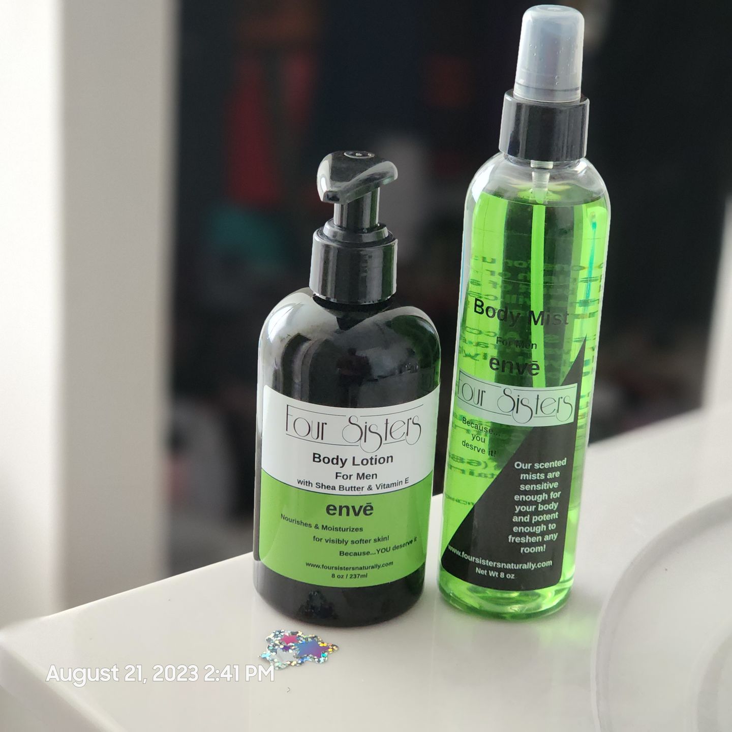 Customer photo review of Men's Body Lotion