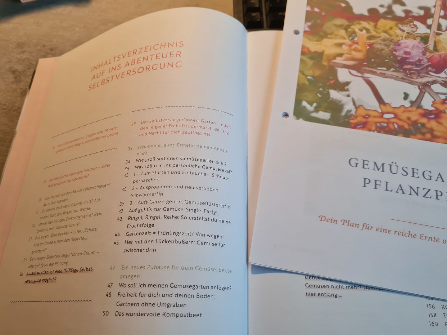 Customer photo review of Buch »Selbstversorgung«, von Marie signiert
