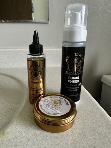 Customer photo review of Respected Roots Beard Care Kit
