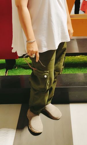 Customer photo review of Premium Utility Cargo Pants